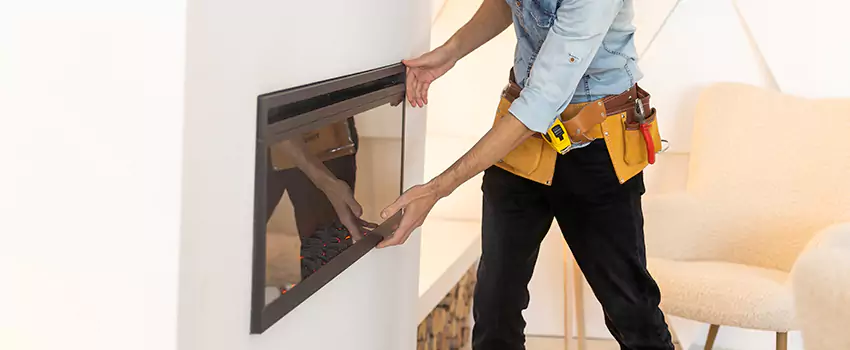 Metal Fireplace Installation in San Ramon, California