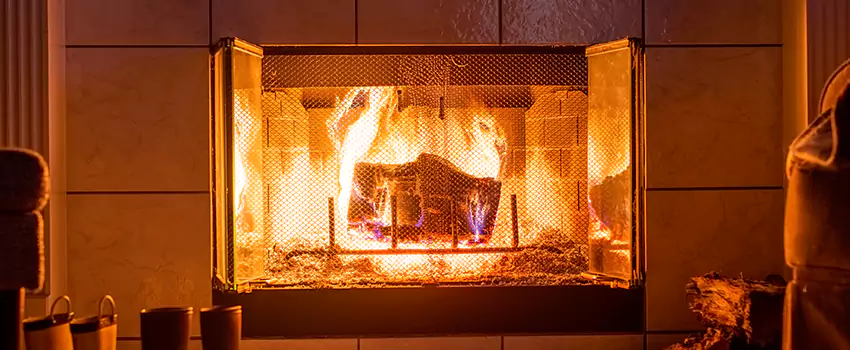 Mendota Hearth Landscape Fireplace Installation in San Ramon, California