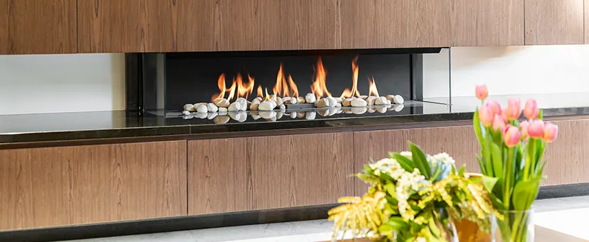 Double-height Fireplace Design Refurbishment in San Ramon, California
