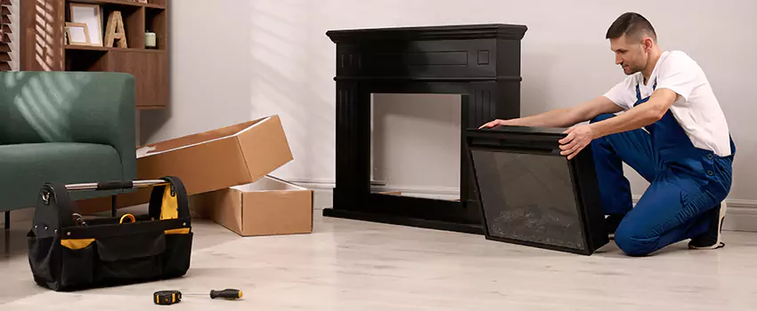 Old Rusted Metal Fireplace Repair And Replacement in San Ramon, CA